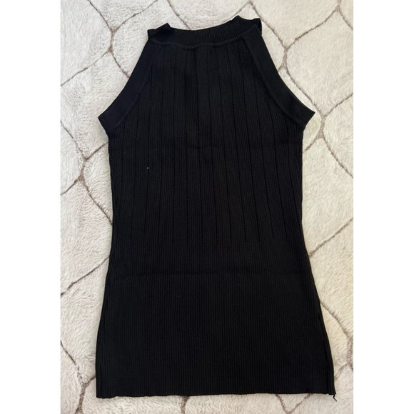 DAIMARAN Paris Women's Matching Set 2 Pieces Tank Top + Short Ruffle Black S - Picture 10 of 11